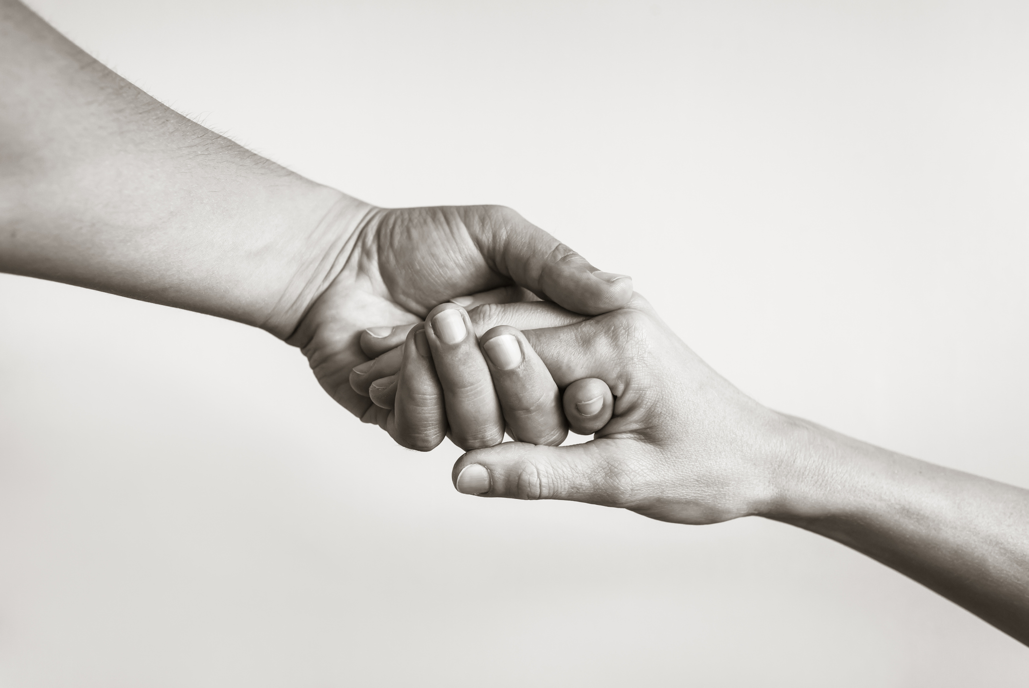 Lending a helping hand.